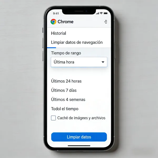 cómo borrar la caché en Android