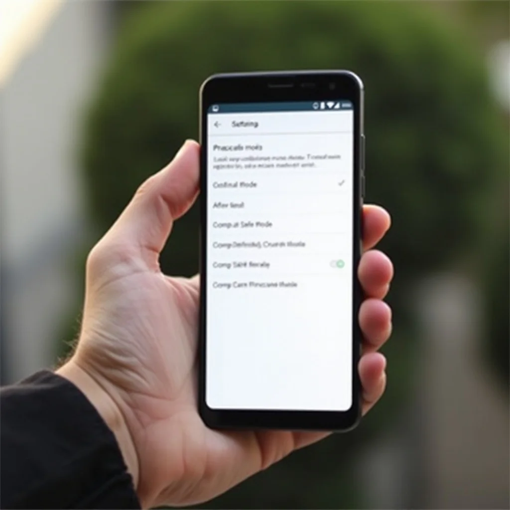 comment désactiver le mode sans échec sur Android