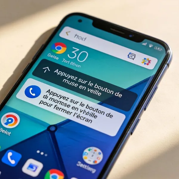 Méthodes courantes pour éteindre téléphone Android