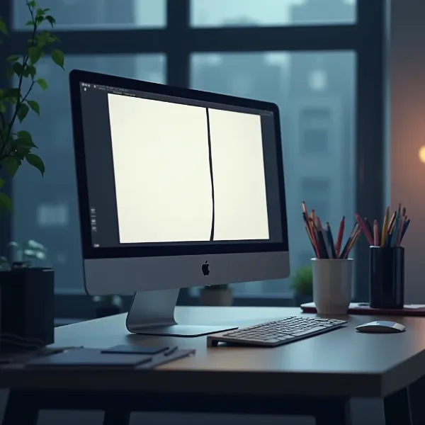 Pourquoi une ligne noire apparaît-elle sur l'écran de mon ordinateur