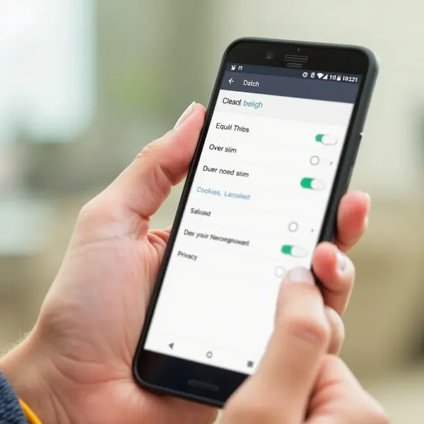 Notes for Removing Cookies and Cache on Android