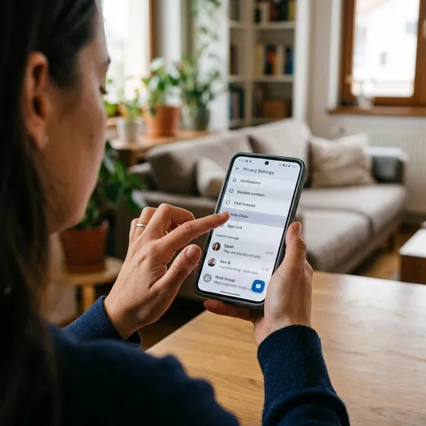 Wie kann man Textnachrichten auf Android verbergen?