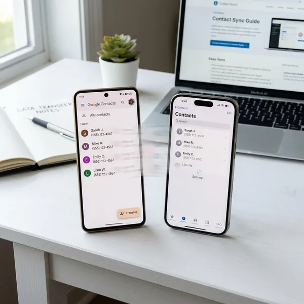 transférer les contacts de Android vers iPhone