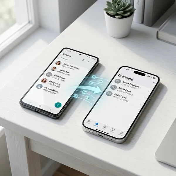 Les meilleures méthodes pour transférer les contacts d'Android vers iPhone