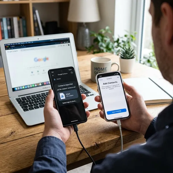 Comment utiliser l'application "Move to iOS" pour transférer les contacts