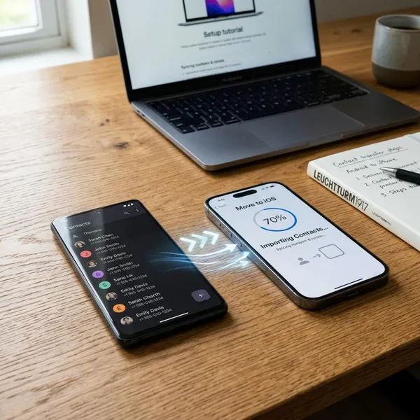 transferir contactos de Android a iPhone