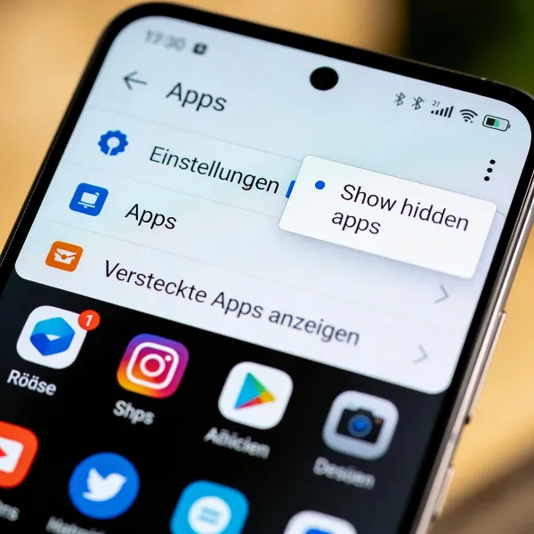 So finden Sie versteckte Apps auf Android