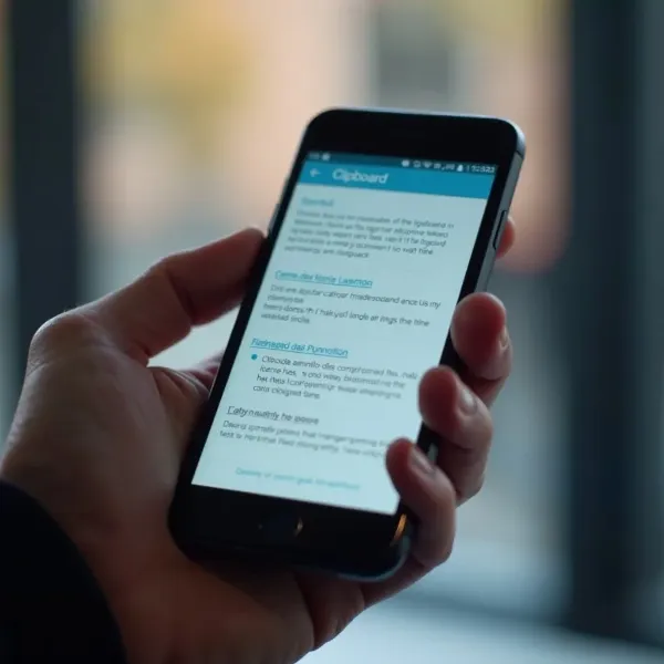 where is clipboard on android