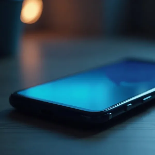 white spot on screen android